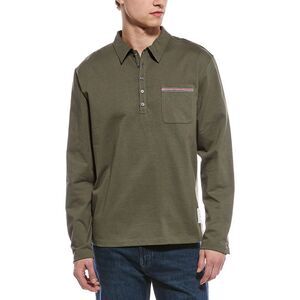 Thom Browne Mens  Polo T-Shirt, Green